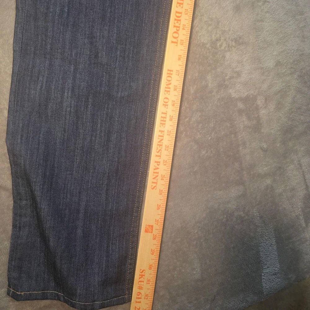 Dearborn Denim & Apparel Jeans Mens 35x31 Blue Dark Wash Relaxed Fit Stretch